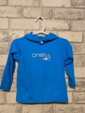 O'Neill Blue Sun Block Hoodie with White Logo